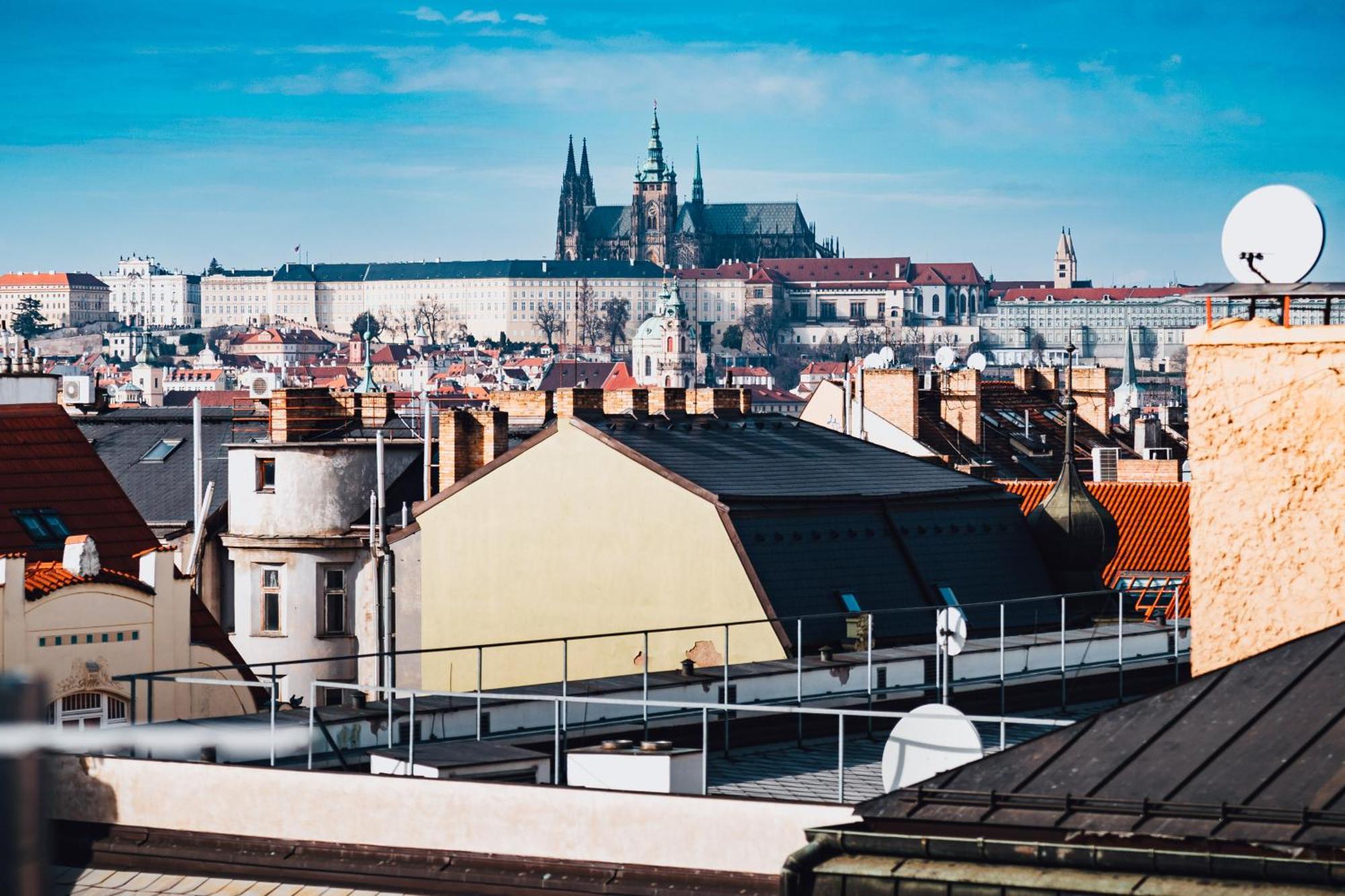 Two-Level Apart With A Terrace Near The Vltava River Praha Exteriér fotografie